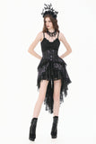 Dark Butterfly-Wing Gradient Gothic Lolita Dovetail Skirt KW442