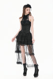 Goth Lolita Diamond Lace Patchwork Layered Tutu Skirt KW450