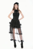 Goth Lolita Diamond Lace Patchwork Layered Tutu Skirt KW450