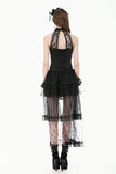 Goth Lolita Diamond Lace Patchwork Layered Tutu Skirt KW450
