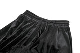 Gothic Velvet Skirt with  Tiered Lace Mesh and Ruffled Cake Silhouette KW453