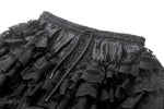 Lolita Lace-Trimmed Lantern shorts with Embroidered Flower PW135