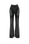 Gothic Appliqué Velvet Flared Pants PW146
