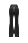 Gothic Appliqué Velvet Flared Pants PW146