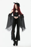 Gothic Appliqué Velvet Flared Pants PW146