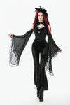 Gothic Appliqué Velvet Flared Pants PW146