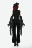 Gothic Appliqué Velvet Flared Pants PW146