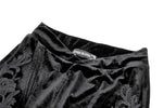 Gothic Appliqué Velvet Flared Pants PW146