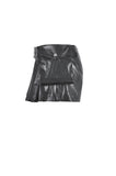 Low-Waist Tactical Punk Skirt-Pants with Asymmetric Pleated Belt PW148 - Gothlolibeauty