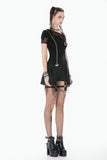 Punk Mesh Layered Skort Shorts PW149 - Gothlolibeauty