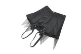 Punk Mesh Layered Skort Shorts PW149 - Gothlolibeauty