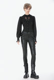 Punk Asymmetric Stud Detail Pants PW151 - Gothlolibeauty