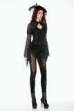 Gothic Velvet Mesh Patchwork Pants PW152