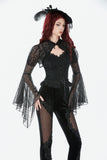 Gothic Velvet Mesh Patchwork Pants PW152