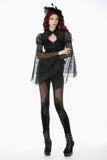 Gothic Velvet Mesh Patchwork Pants PW152