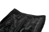 Velvet Night - Gothic Retro Palace Embroidery Sheer Lace Patchwork Slim Leggings PW155