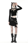 Punk rock girl crop top TW494