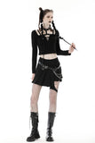 Punk rock girl crop top TW494