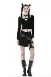 Punk rock girl crop top TW494