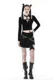 Punk rock girl crop top TW494