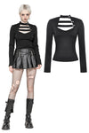 Minimalist Punk Versatile Top TW562