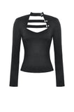 Minimalist Punk Versatile Top TW562