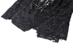 Black Distressed Graphic Tank Top TW582