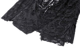 Black Distressed Graphic Tank Top TW582