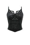 Dark Embossed Velvet Camisole TW628