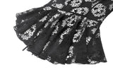 Gothic Lace High-Collar Top TW632