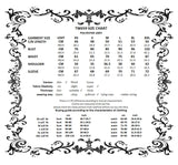 Gothic Court Square-Neck Top TW659