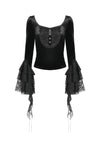 Gothic Court Square-Neck Top TW659