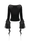 Gothic Court Square-Neck Top TW659