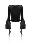 Gothic Court Square-Neck Top TW659