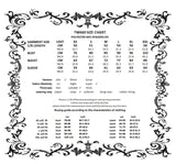 Gothic Court Lace Teardrop Cutout Top TW660