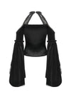 Gothic Court Lace Teardrop Cutout Top TW660