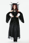 Gothic Court Lace Teardrop Cutout Top TW660
