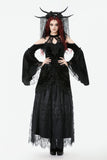 Gothic Court Lace Teardrop Cutout Top TW660