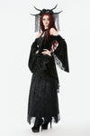 Gothic Court Lace Teardrop Cutout Top TW660