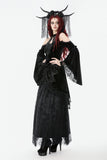 Gothic Court Lace Teardrop Cutout Top TW660