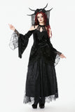 Gothic Court Lace Teardrop Cutout Top TW660