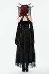 Gothic Court Lace Teardrop Cutout Top TW660