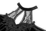 Gothic Court Lace Teardrop Cutout Top TW660