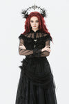 Gothic Rose Sheer Court Top TW670