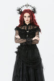 Gothic Rose Sheer Court Top TW670