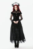 Gothic Rose Sheer Court Top TW670