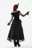 Gothic Rose Sheer Court Top TW670