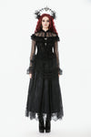 Gothic Rose Sheer Court Top TW670