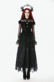 Gothic Rose Sheer Court Top TW670