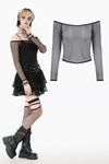 Punk Versatile Mesh Top TW671
